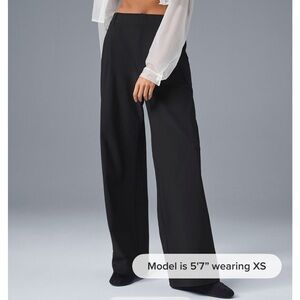 ALO Yoga Black Wide-Leg Pants